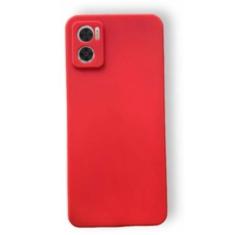 Capa Capinha Case Motorola Moto E22 Silicone Aveludada com proteção de