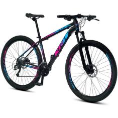 Bicicleta Aro 29 KRW Alumínio Shimano Altus 24 Vel Freio Hidráulico e Cassete S37