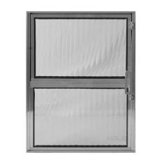 Janela de Alumínio Brilhante Vitro Basculante Hale Esquadrias - 0.60 (