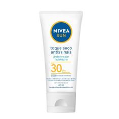 Protetor Solar Facial Nivea Sun Toque Seco Antissinais FPS30 40ml