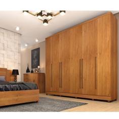 Quarto de Casal Roupeiro 6 Portas Portugal com Pés, Cama Casal Queen, 