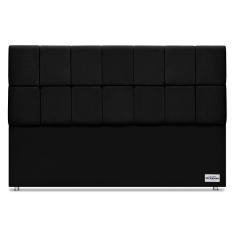 Cabeceira Piave Veluto Preto King (12x188x125) - Ortobom