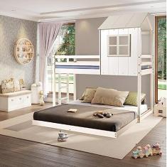 Beliche Queen Montessoriano Cabana Family Casatema Branco/off White