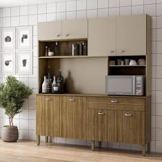 Cozinha Compacta 8 Portas 1 Gaveta Core Kits Paraná