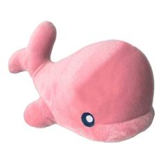 Golfinho de pelúcia de pelúcia com pingente rosa supermacio