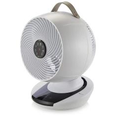 Ventilador de Mesa 40 cm de Altura com Controle Remoto, 12 Velocidades, Ultras Silencioso e Baixo Consumo de Energia, 110V 15W, Meaco, Branco
