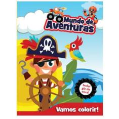 Livro Vamos Colorir - Mundo De Aventuras