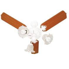 Ventilador De Teto Venti-delta New Beta 3 Pás Com 3 Velocidades Branco