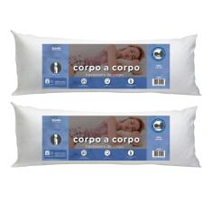 Travesseiro Sonolin Corpo A Corpo 135x50cm - 2 Unidades Branco