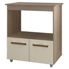 Balcao Multiuso Com Nicho 75cm 9450 Savana Off White Mobbs - Moblis, S