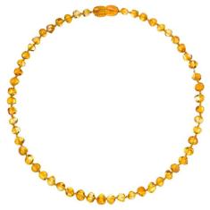Colar de Âmbar Baroque Honey - Âmbar Baby Care, 36 cm