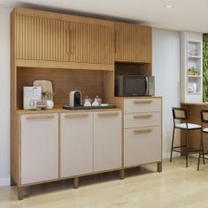 Armário para Cozinha 7 Portas 2 Gavetas 180,8cm Citrino Yescasa