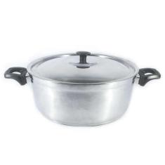 Caçarola Panela Alça Baquelite Alumínio Fundido Polido 22cm