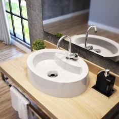 Kit Cuba Ov43 com Torneira C50 e Válvula 1 Polegada Abs Compace Branca