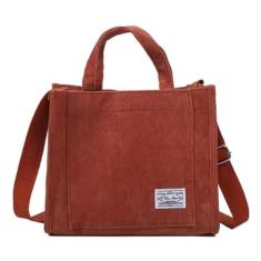 Bolsa Feminina Modelo Tiracolo Transversal Necessaire Casual (MARROM)