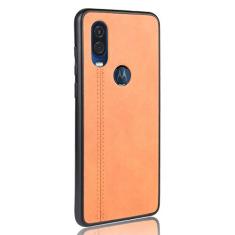 Capa para celular Moto P50 Proteção robusta 360° Capa de couro suave para Moto P50