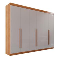 Guarda Roupa Casal 100% MDF 6 Portas 6 Gavetas Itália - Mais Móveis