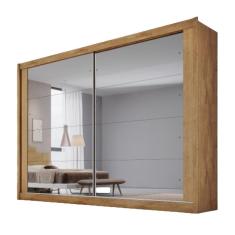 Guarda Roupa Creta 2 Portas Espelhadas MDF - Móveis Europa