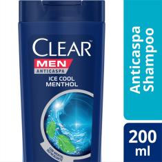 Shampoo Anticaspa Clear Men Ice Cool Menthol 200ml