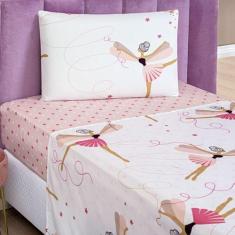 Jogo De Lençol Solteiro 3 Peças Toque Macio Bouti Kids - Linda Casa, B