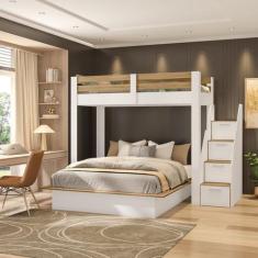 Beliche Family Adulto com Cama Casal Star Plus Casatema MadeiraOrigina