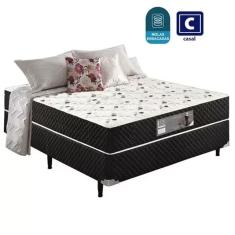Cama Box Conjugado Casal Espuma Ortopédica -41x138x188cm 7cm de Espuma