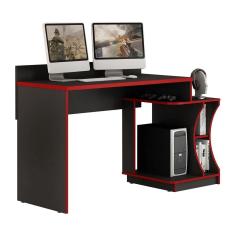 Mesa Para Computador Valde Móveis Gamer Com Nicho