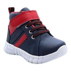Botinha Tênis Cano Alto Meninos 20 Ao 27 Confortável-Masculino