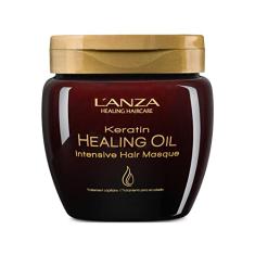 Keratin Healing Oil Intensive Hair Masque 210 ml, L´Anza, Marrom/Dourado