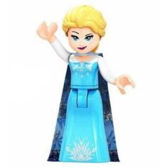 Boneco Blocos De Montar Coleção Princesas - Princess Elsa
