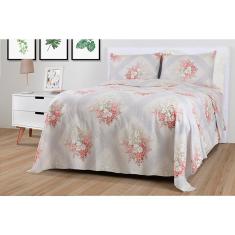 Jogo De Cama Duplo Microfibra Queen Lena Paco Milano Sultan