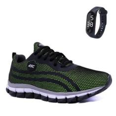 Tenis Feminino Para Caminhada Academia ASC Conforto Com Relógio-Feminino