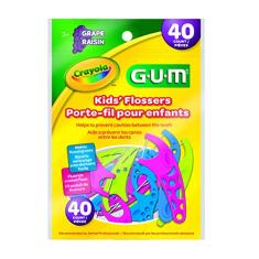 G-U-M Gum Crayola Fio dental infantil