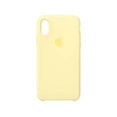 Capa De Silicone Amarelo-Creme Para Iphone Xs Max - Original