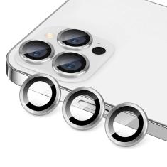 Protetor de câmera para  14 Pro/14 Pro Max - Prata