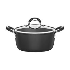 Caçarola de Alumínio com Revestimento Interno de Antiaderente Dimetro 24Cm, Tramontina, Mônaco 20860024, Preto
