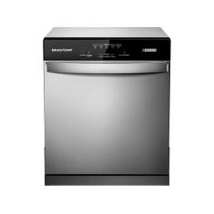 Lava-louças Brastemp 8 Serviços BLF08 - Cinza Metálico, Cinza, 110V