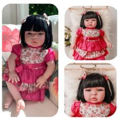 Bebê Reborn Morena Realista Barata para Presente Kawaii - Cegonha Rebo
