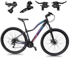 Bicicleta Aro 29 KSW MWZA 24 Velocidades MTB Alumínio Câmbios E Trocad