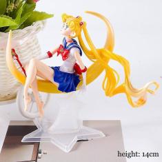Anime Tsukino Usagi Action Figure Sailor Girl Cartoon Kawaii