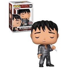 Pop Funko 188 Exlcusive Elvis 68' Comeback Special Diamond