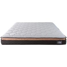 Colchão Queen Hellen Millenium Espuma D33 19 x 158 x 198 cm - Marrom/Branco