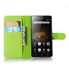 Capa carteira Lenovo Vibe P1m, carteira flip de couro PU premium com compartimento para cartão, suporte e fecho magnético [capa interna à prova de choque de TPU] Compatível com Lenovo Vibe P1m