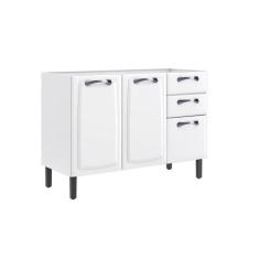 Balcão de Cozinha Itatiaia New Premium Aço Para Pia 3 Portas e 2 Gavet