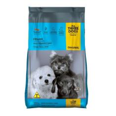 Ração Three Dogs Cães Filhotes Raças Pequenas e Mini  10,1Kg