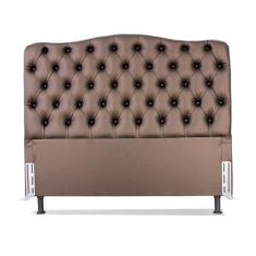 Cabeceira Queen 158 - Bello Box - Dunas Sintético Marrom