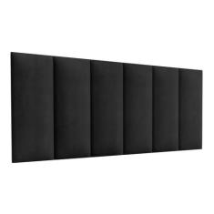 Cabeceira Cama Box Fácil Instalação 1,60 Queen Preto - MBS, preto 