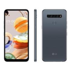 Smartphone LG K61 128GB Titânio 4G Octa-Core - 4GB RAM 6,53” Câm. Quádrupla + Selfie 16MP-Unissex