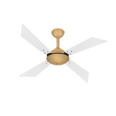 Ventilador Teto Dourado Tech 4 Pás Silencioso Ventax 110V