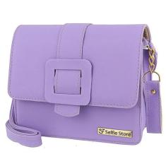 Bolsa Feminina Transversal Flap Tiracolo Alça Ajustável Moda - Selfie 